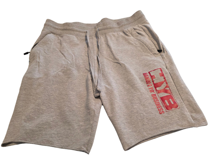 HYB KNEE LENGTH SWEATPANTS SHORTS - GREY