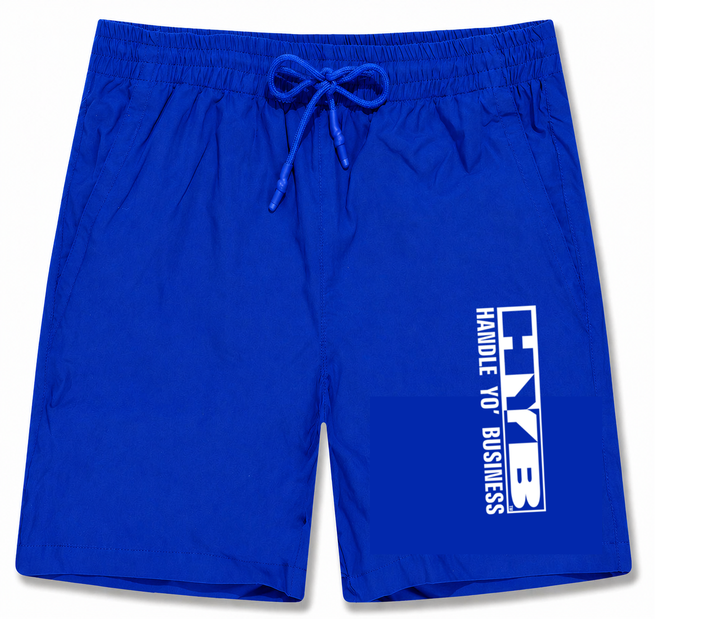 HYB KNEE LENGTH SWEATPANTS SHORTS - ROYAL BLUE