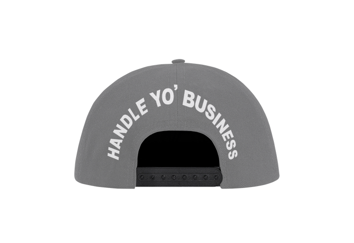 HYB Flatbill Snapback Hat – Bold Hustle Lifestyle - Grey