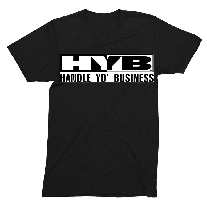 T-Shirt with “HYB” block acronym