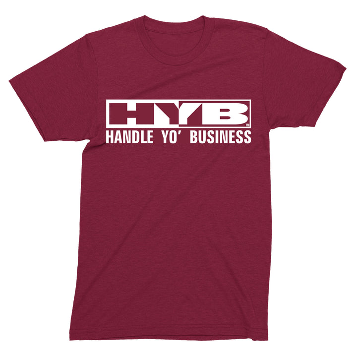 T-Shirt with “HYB” block acronym