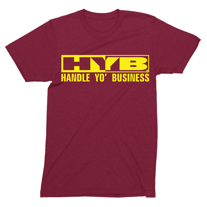 T-Shirt with “HYB” block acronym