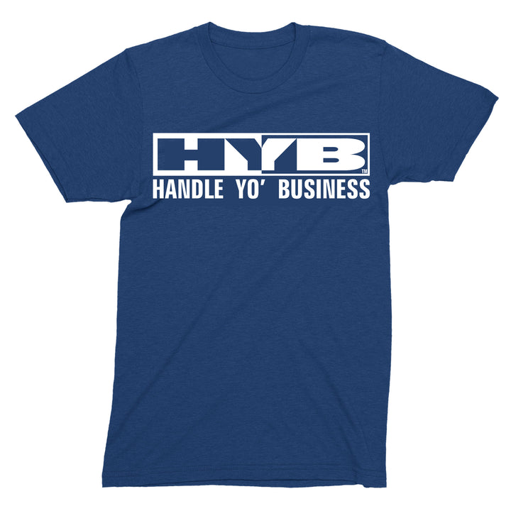 T-Shirt with “HYB” block acronym