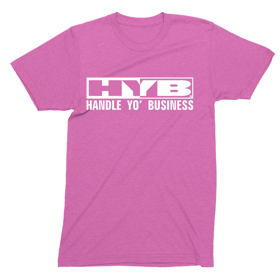 T-Shirt with “HYB” block acronym
