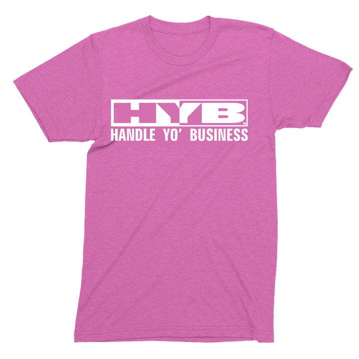 T-Shirt with “HYB” block acronym