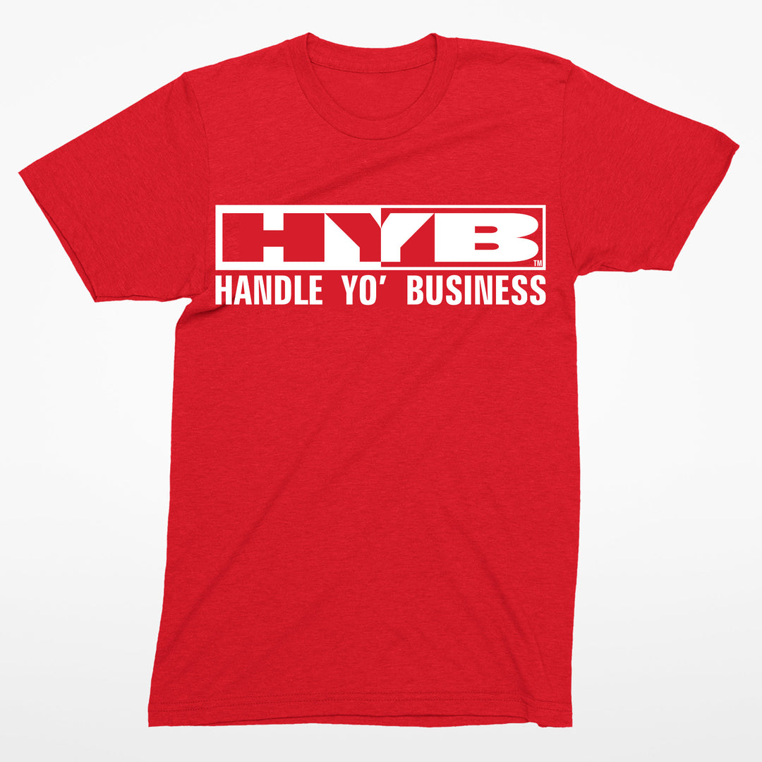 T-Shirt with “HYB” block acronym
